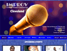 Tablet Screenshot of clevelandimprov.com